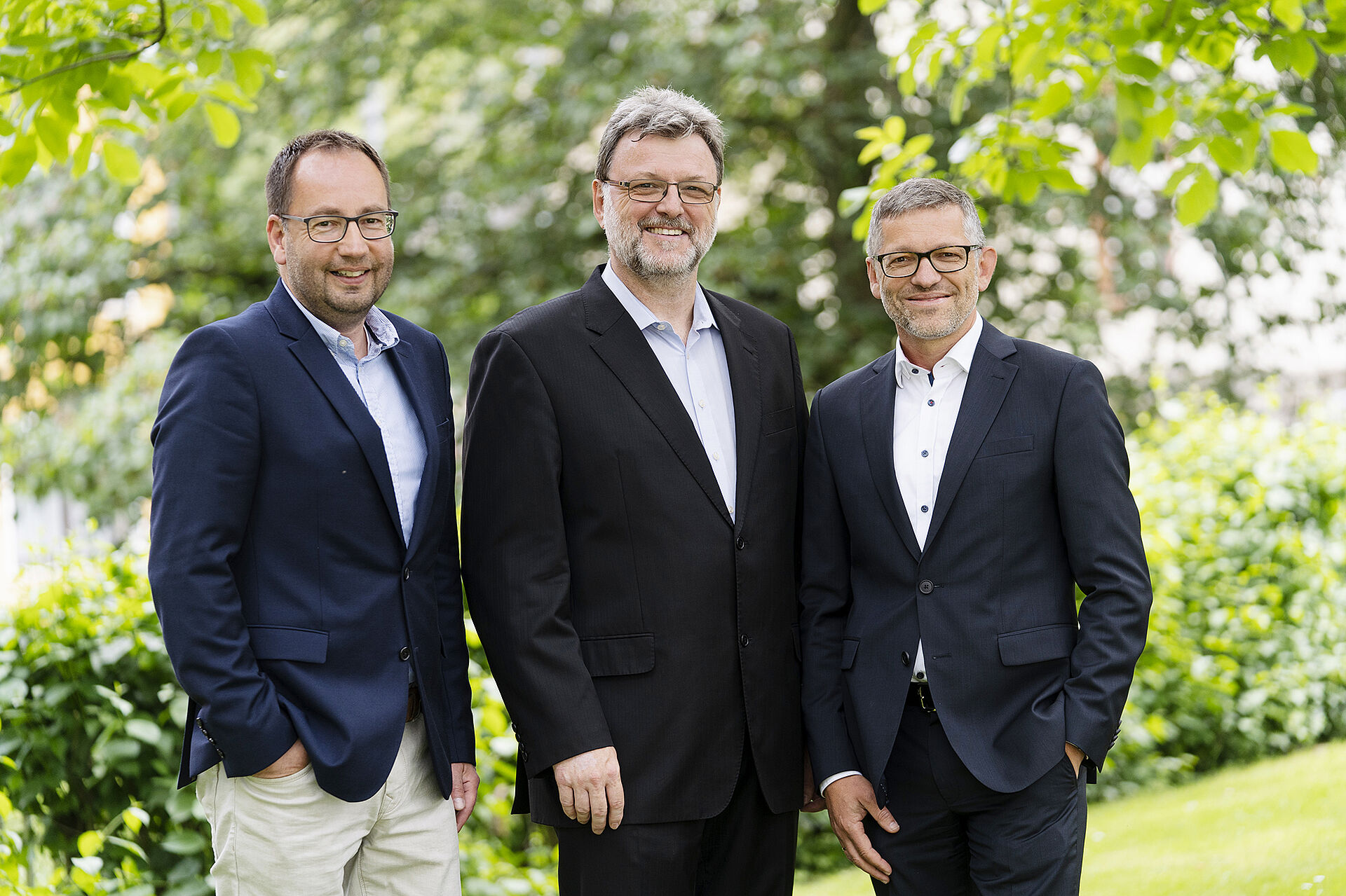 Unser Vorstand (v. l.): Bernd Feix, Pfarrer Gerd Biesgen, Jürgen Schlepper